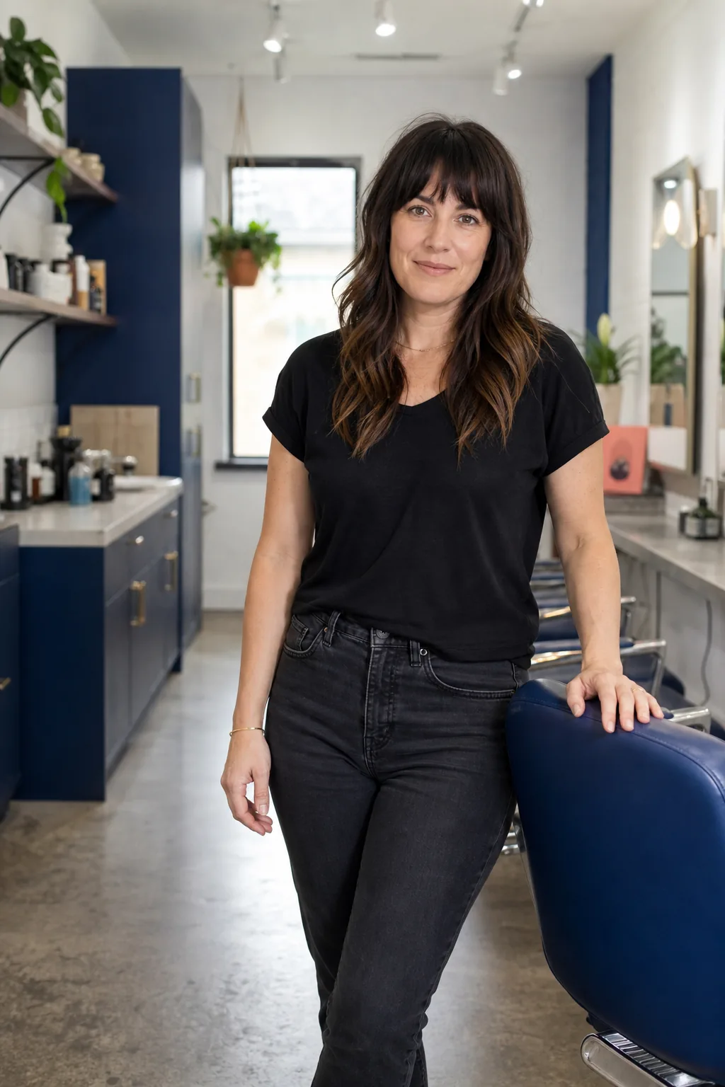 Maya, owner and stylist at Northline Hair Studio